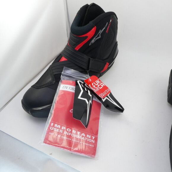 Alpinestars Stella SMX-1 R V2 Men\'s US 12.5 Vented Motorcycle Boots Black/Red main image 10